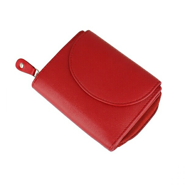 WOMEN LEATHER WALLET N 210 RED