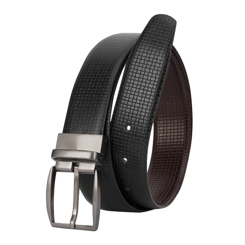 PURE LEATHER REVERSIBLE BELT FOR MEN