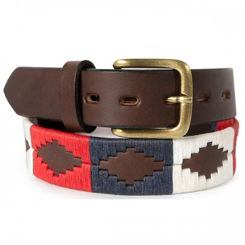 Handmade Polo Belt Embroidered Polo Belts