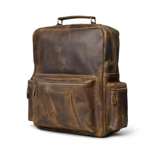 Leather Backpack exporters in India