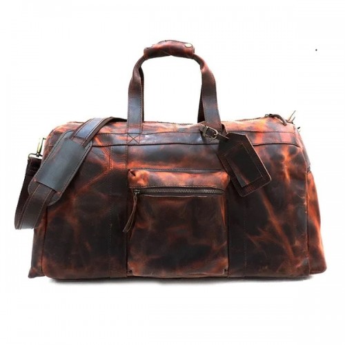 Genuine Leather Duffle Bag Manufacturer in india