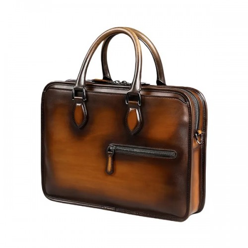 , Patina Finish Leather Bags Exporters In Delhi India